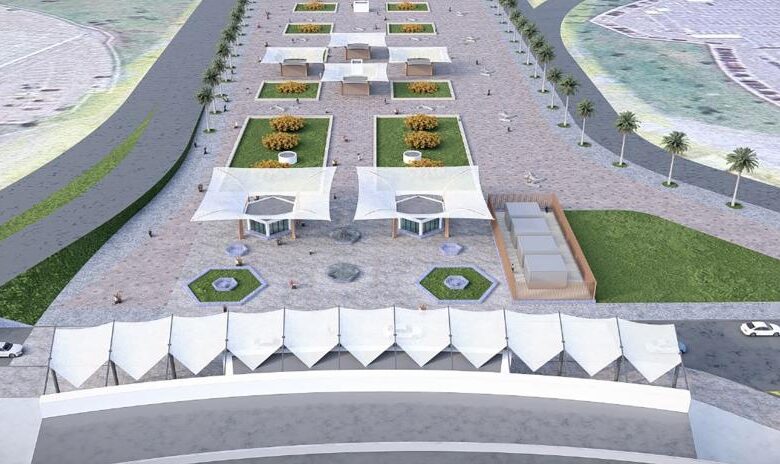 Nouveau projet damenagement dun espace de vie a lexterieur de laeroport Casablanca Mohammed V slide min Detafour