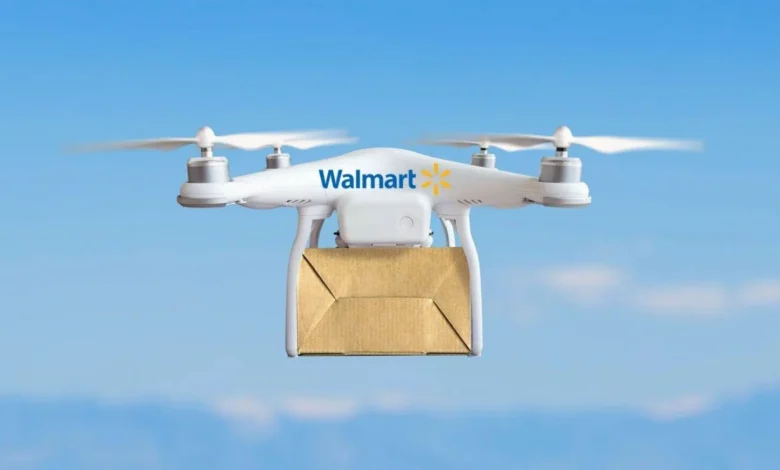 Walmart delivery drone Detafour