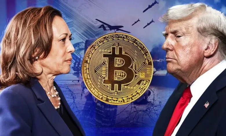 Trump Harris Bitcoin Detafour