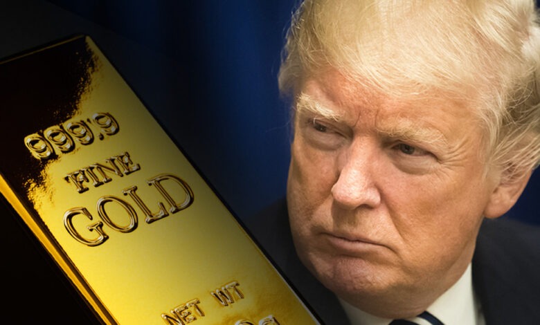 donald trump effecto on gold b Detafour