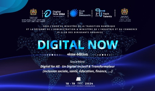 CDD 4ᵉ edition du Congres International Digital Now les 18 et 19 decembre a Casablanca Detafour