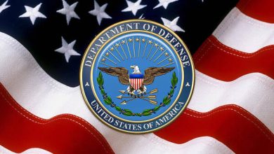 us department of defense dod emblem over american flag serge averbukh Detafour