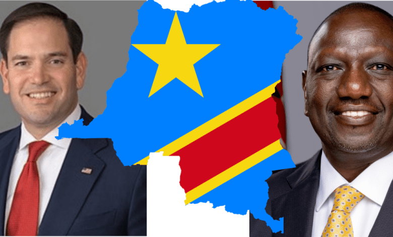 rubio and ruto talk about congo Detafour