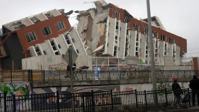 2010 Chile earthquake Building destroyed in Concepcion Detafour