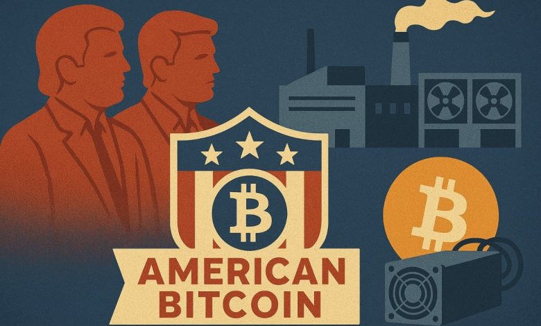 اندماج بين هَت 8 و أميركان بتكوين يعزز نفوذ عائلة ترمب في قطاع العملات المشفرة 1 bitcoin mining trump Detafour