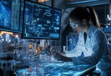 scientist analyzing data stockcake Detafour