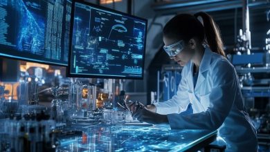 scientist analyzing data stockcake Detafour