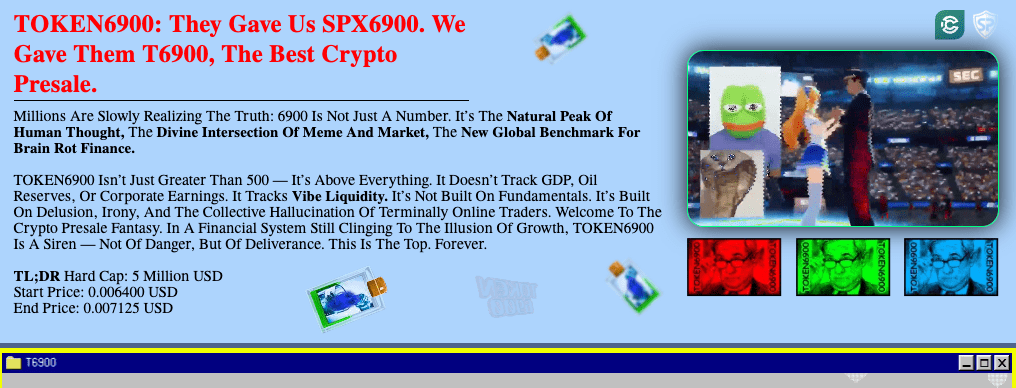 TOKEN6900 website
