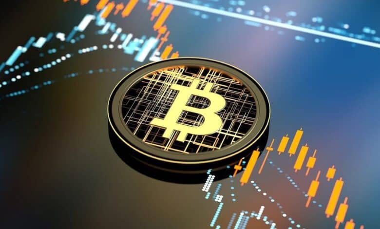 عملة بيتكوين الرقمية وتداول العملات الرقمية مع بيانات سوق العملات.